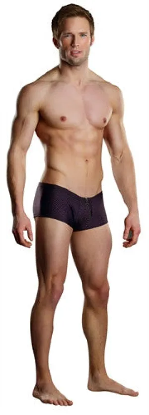 Radical Sport Zipper Short - Wine - Extra Large