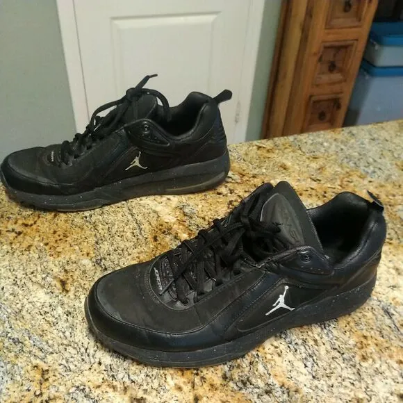 Rare Jordan Trainer Shoes Black 316449-001 Size 11.5