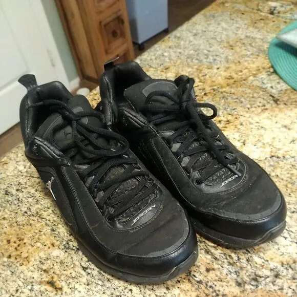 Rare Jordan Trainer Shoes Black 316449-001 Size 11.5