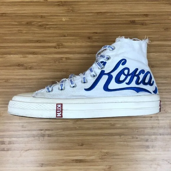 RARE KITH x Coca-Cola Russia Converse Chuck Taylor High Top White Men's 7 / W 9
