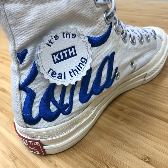 RARE KITH x Coca-Cola Russia Converse Chuck Taylor High Top White Men's 7 / W 9