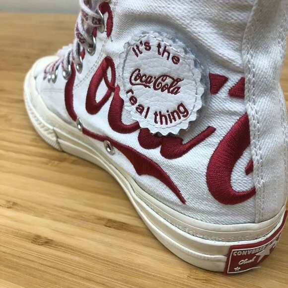 RARE KITH x Coca-Cola Russia Converse Chuck Taylor High Top White Men's 7 / W 9