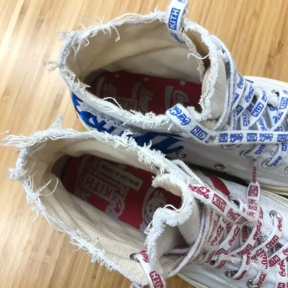 RARE KITH x Coca-Cola Russia Converse Chuck Taylor High Top White Men's 7 / W 9
