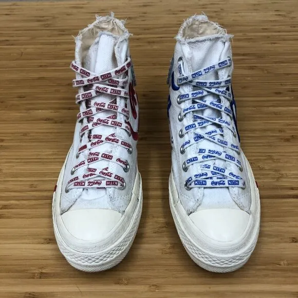RARE KITH x Coca-Cola Russia Converse Chuck Taylor High Top White Men's 7 / W 9