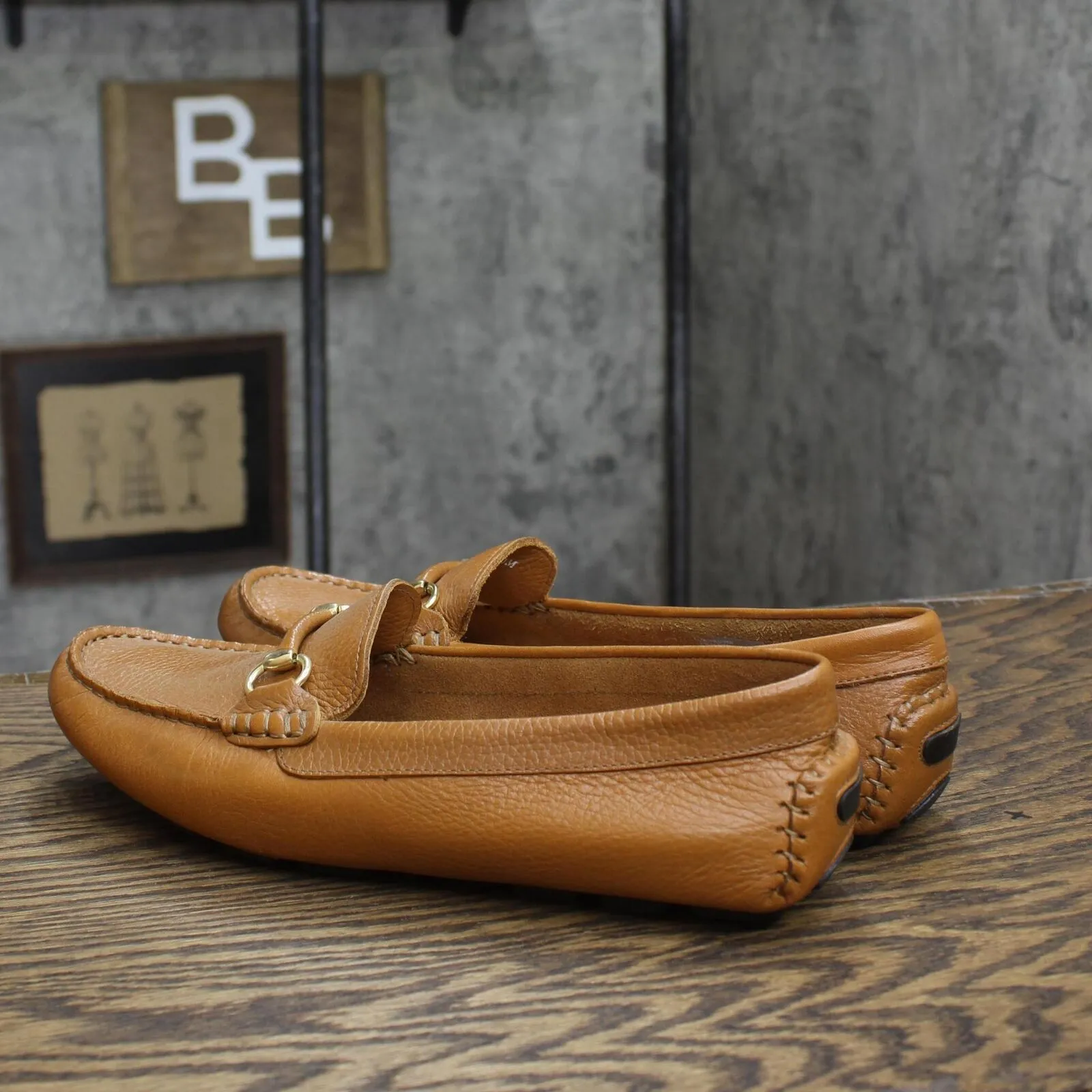 Rockport Womens Walking Driving Style Loafer Tan Brown MISMATCH (9.5M,10M)