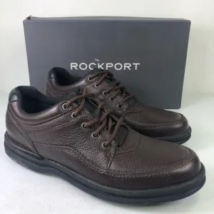 Rockport WT Classic Leather Lace Up Brown Shoes Size 10.5N