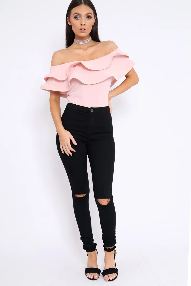 Rose Bardot Extreme Frill Bodysuit - Diandra