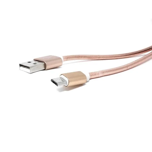 Rose Gold Micro rugged USB Cable