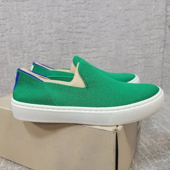 Rothy's The Kids Sneaker Kelly Green Shoes Toddler Girl Size 10, 12, 13