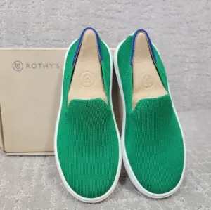 Rothy's The Kids Sneaker Kelly Green Shoes Toddler Girl Size 10, 12, 13