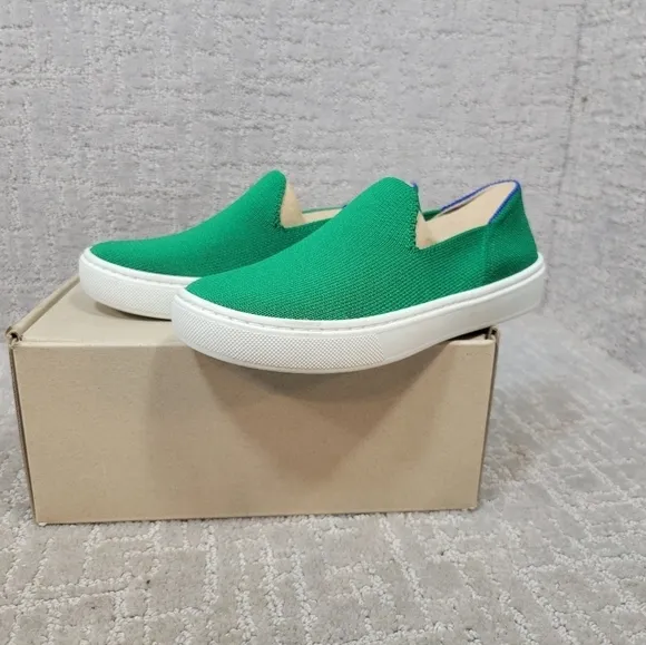 Rothy's The Kids Sneaker Kelly Green Shoes Toddler Girl Size 10, 12, 13