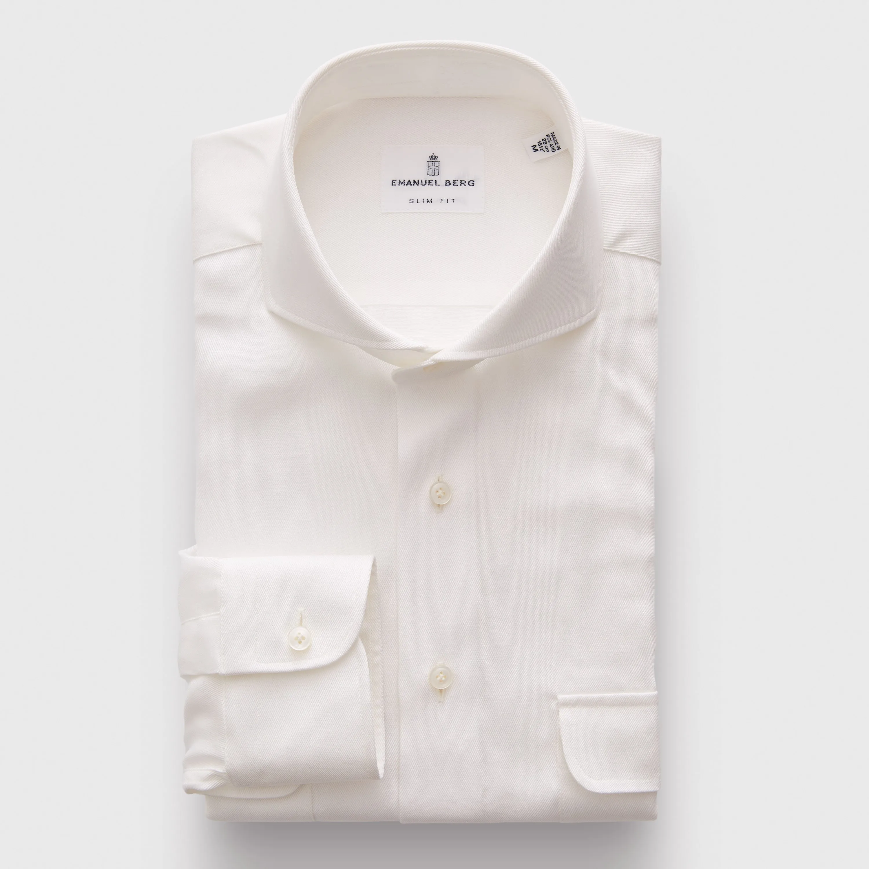 SF18758 Ultra Soft Twill Hybrid Shirt in White