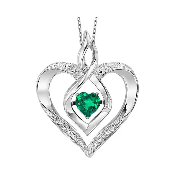 Silver (SLV 995) Classic Book Rhythm Of Love Neckwear Pendant