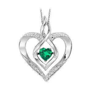Silver (SLV 995) Classic Book Rhythm Of Love Neckwear Pendant