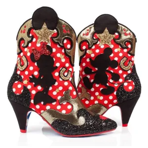 Size 8 - Hot Diggety Dog Cowgirl Booty - Red/Gold