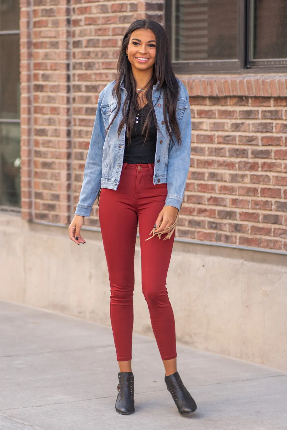 So Fun - Fringe Denim Jacket