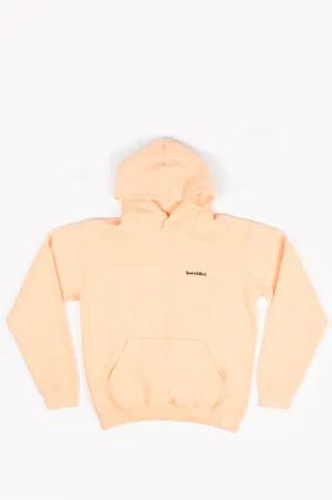 SPORTY AND RICH SERIF LOGO HOODIE PEACH PIE