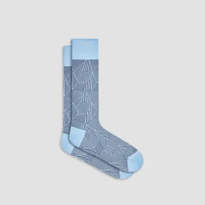 Striped Collage Mid-Calf Socks
