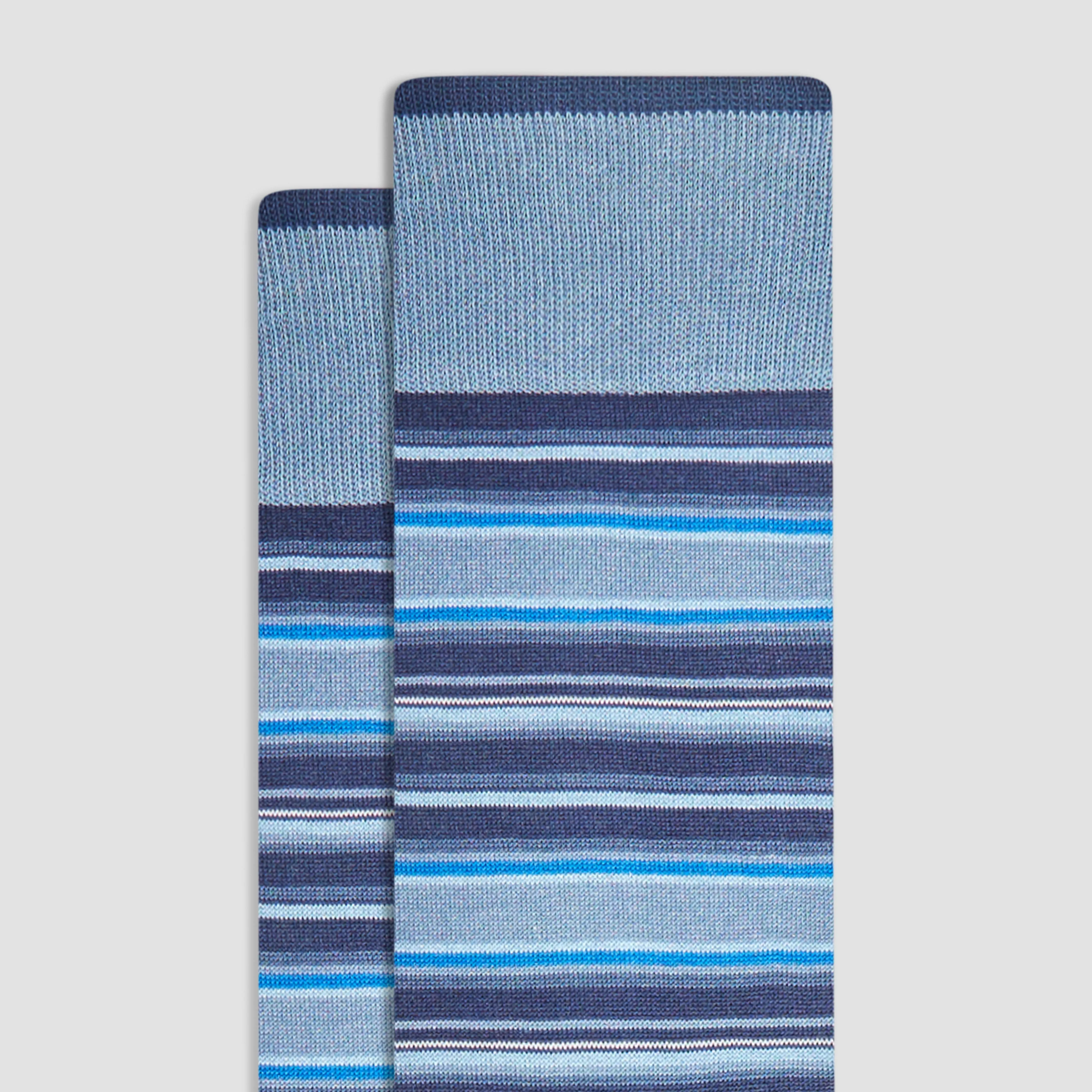 Striped Mid-Calf Socks
