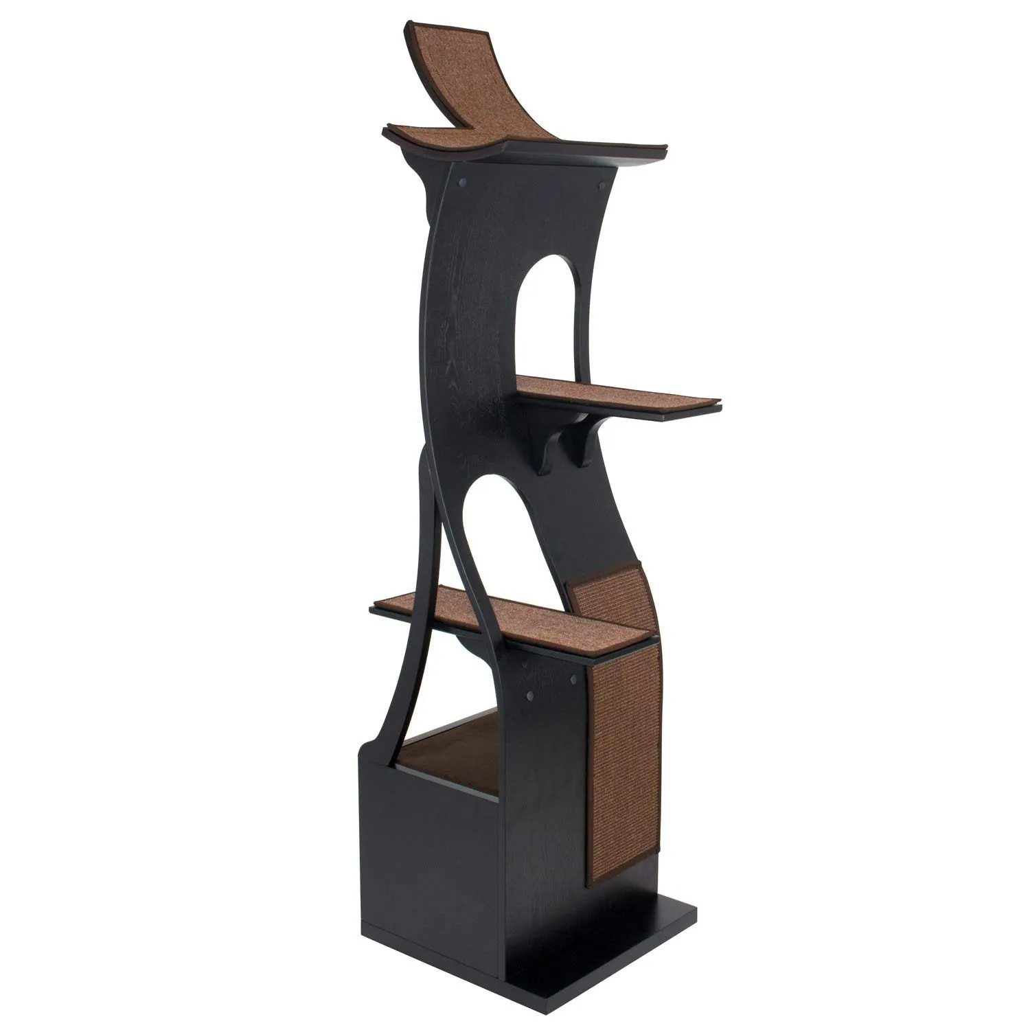 Stylish Wood Cat Tree Tower