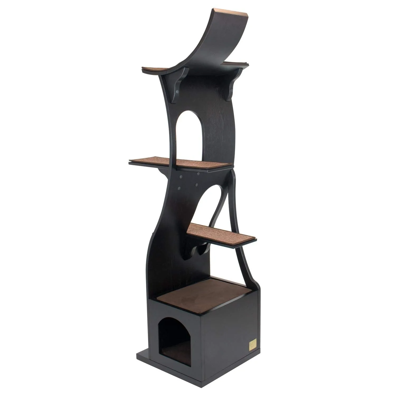 Stylish Wood Cat Tree Tower