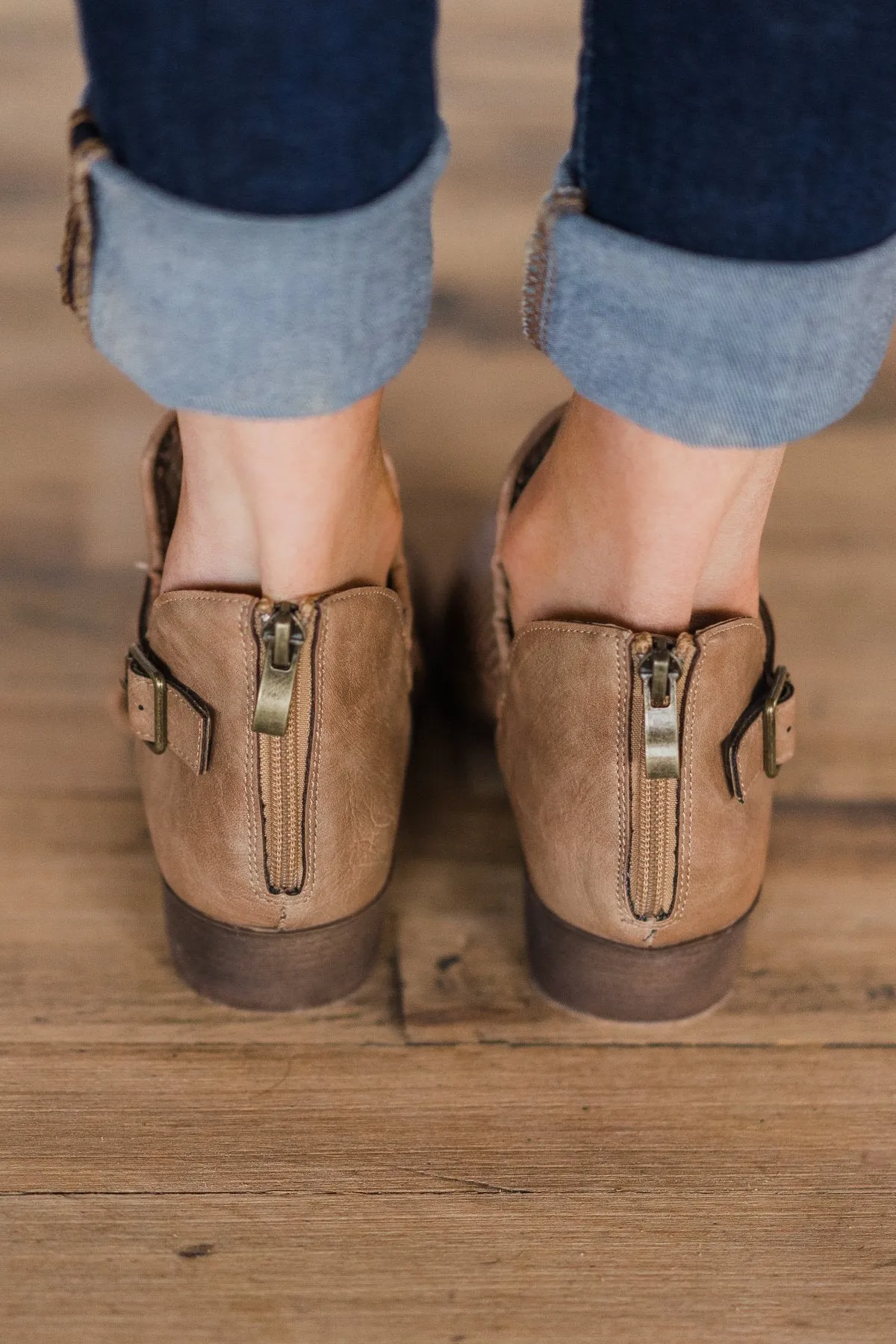 Sugar Shoes Tales Booties ~ Tan