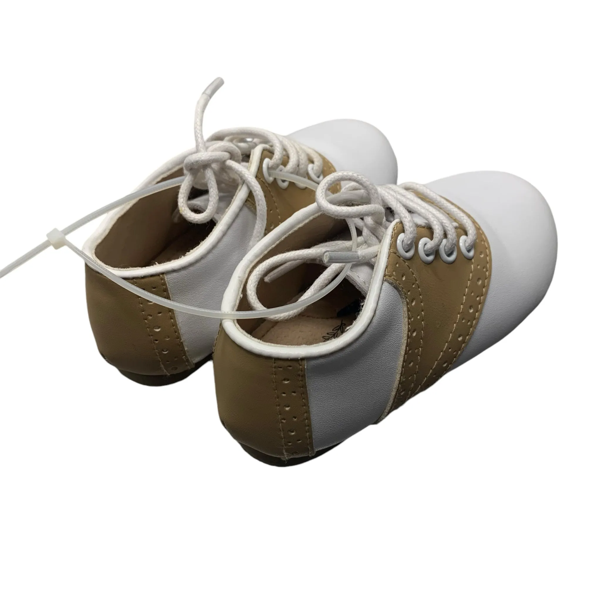 Tiny Toes Nation Boy's Tan Sadle Shoe Size 7