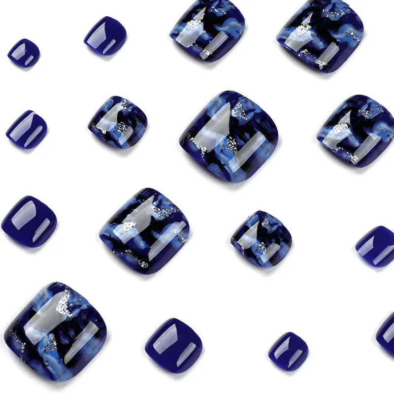 Toe nail universal Blue print