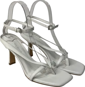 tony bianco Becca White Sheep Nappy UK 7 EU 40 👠
