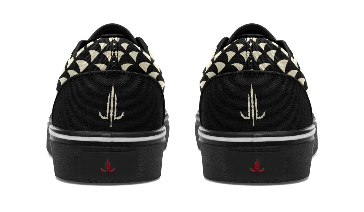 Traditional Spider Girl Head Classic Shoes
