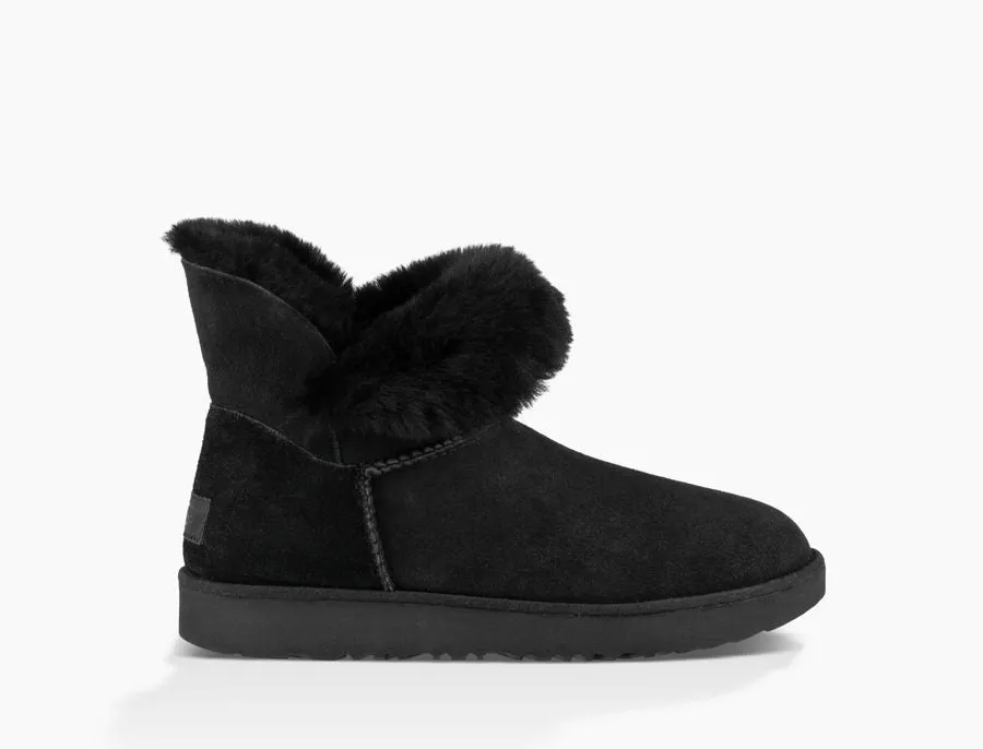 UGG Australia Women's Classic Cuff Mini Boot | Black
