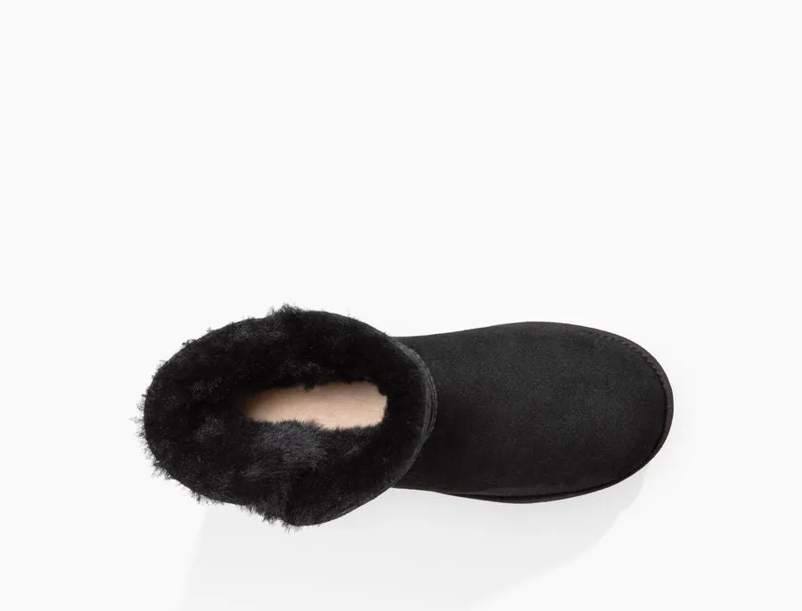 UGG Australia Women's Classic Cuff Mini Boot | Black