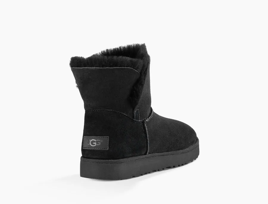 UGG Australia Women's Classic Cuff Mini Boot | Black