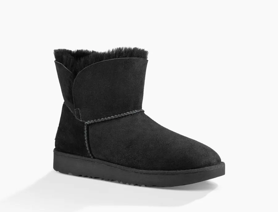 UGG Australia Women's Classic Cuff Mini Boot | Black