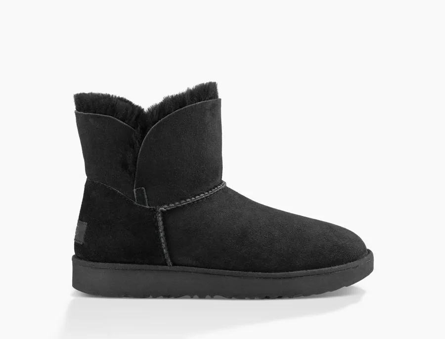 UGG Australia Women's Classic Cuff Mini Boot | Black