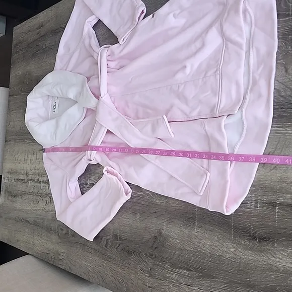 UGG Blanche II Dressing Gown Seashell Heather Pink Large