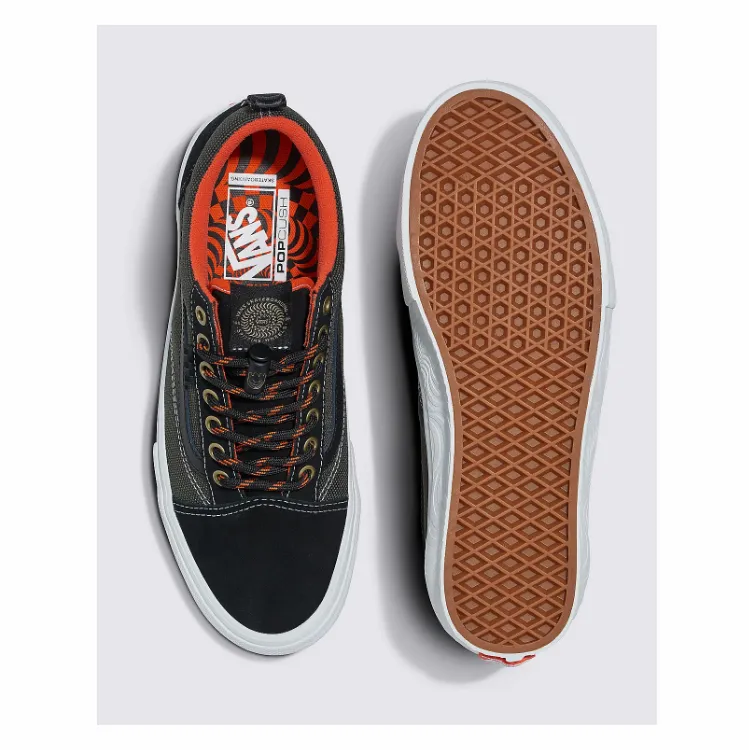 Vans Skate Old Skool X Spitfire Wheels Black/Flame Shoes