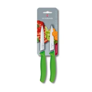 Victorinox Swiss Classic 2 Piece Paring Knife Set Green - 10cm V6.7796.L4B