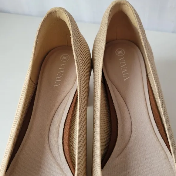 VIVAIA Melody women's square toe chunky heels size 8.5