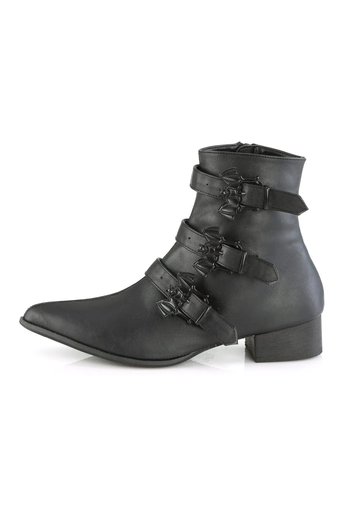 WARLOCK-50-B Vegan Leather Ankle Boot (Unisex)