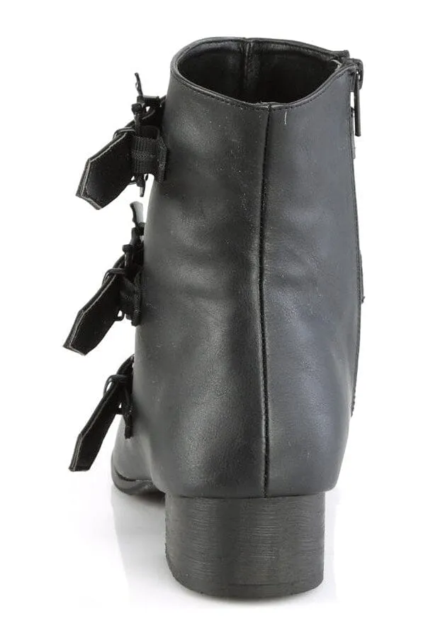 WARLOCK-50-B Vegan Leather Ankle Boot (Unisex)