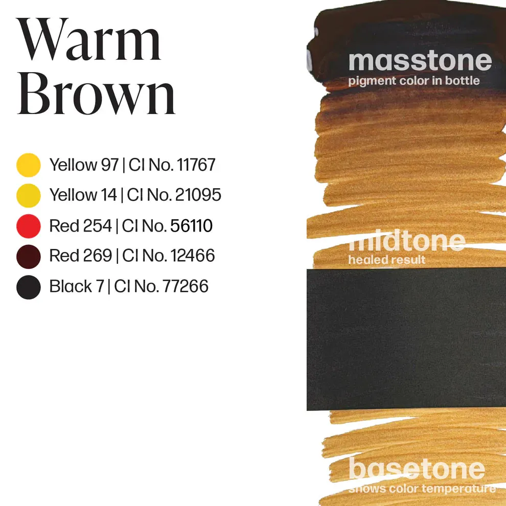 WARM BROWN  BY: PERMABLEND