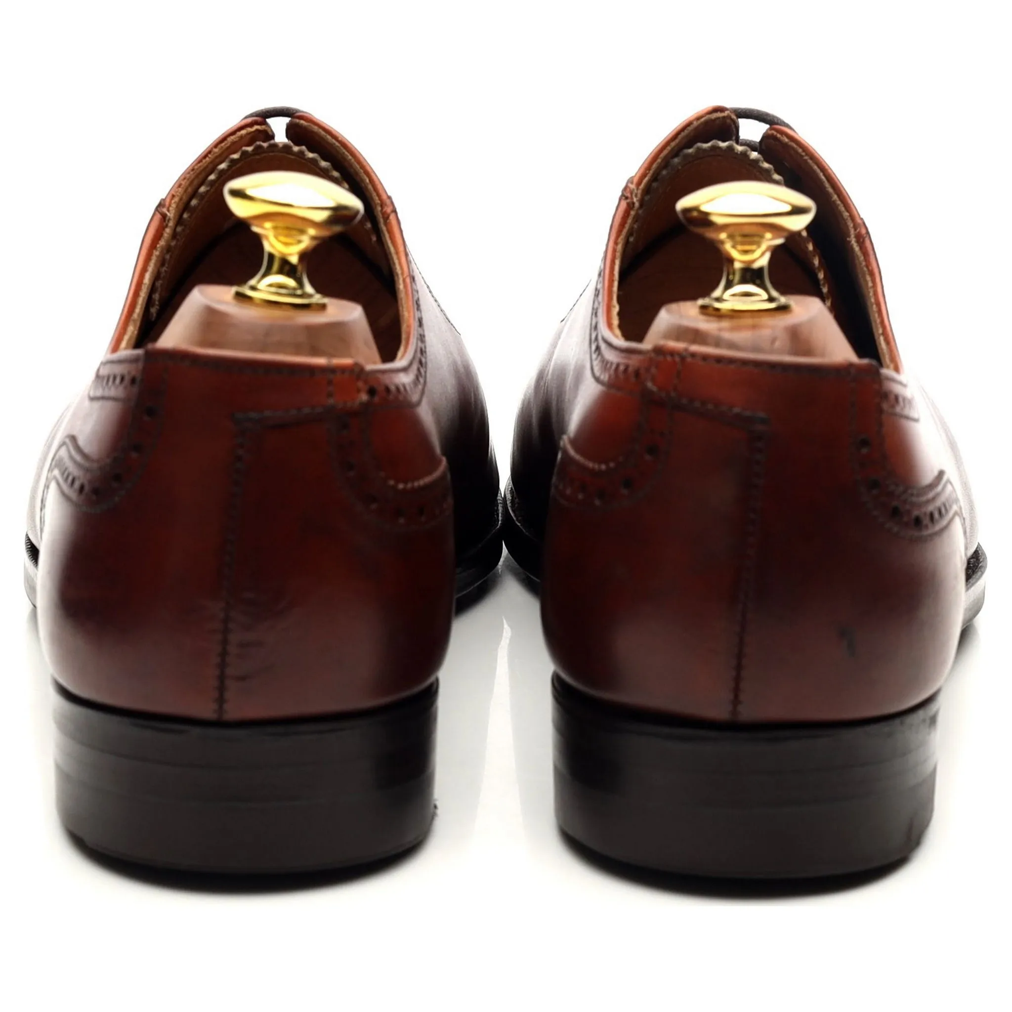 'Westbourne' Tan Brown Leather Oxford 8.5 E
