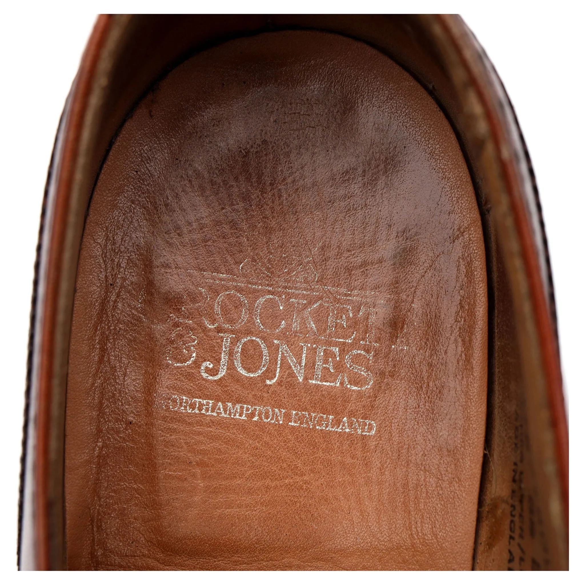 'Westbourne' Tan Brown Leather Oxford 8.5 E