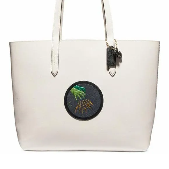 Wizard of Oz Coach Highline Tote (Chalk/Gold) Tote Handbags