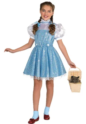 Wizard of Oz Dorothy Sequin Child Girl's Costume