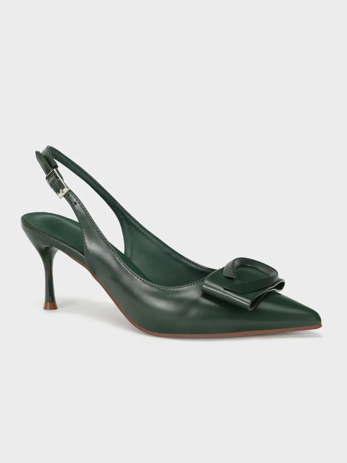 Women "ANNETTE" Pointy Back Strap Courts