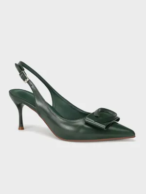 Women "ANNETTE" Pointy Back Strap Courts
