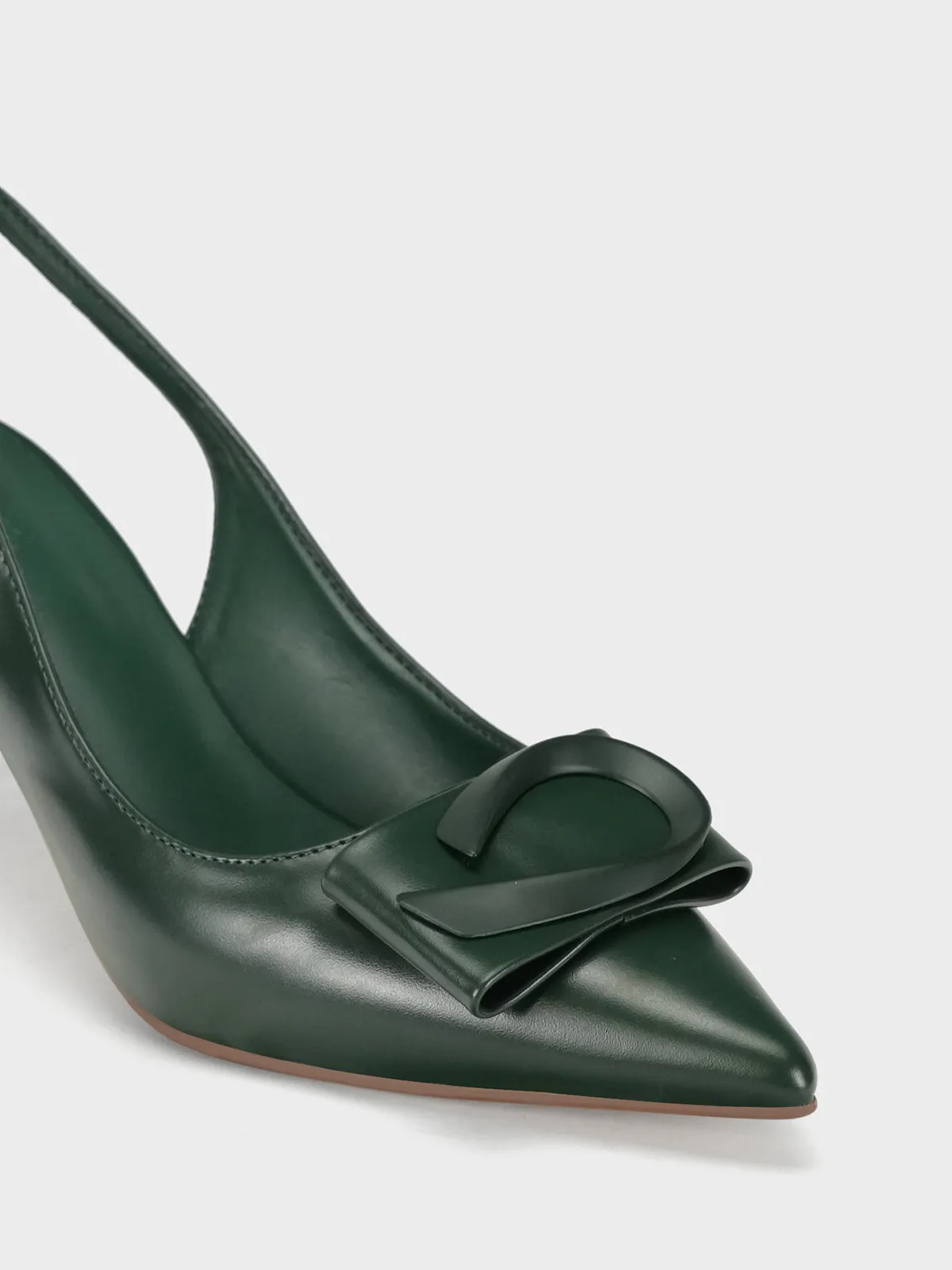 Women "ANNETTE" Pointy Back Strap Courts