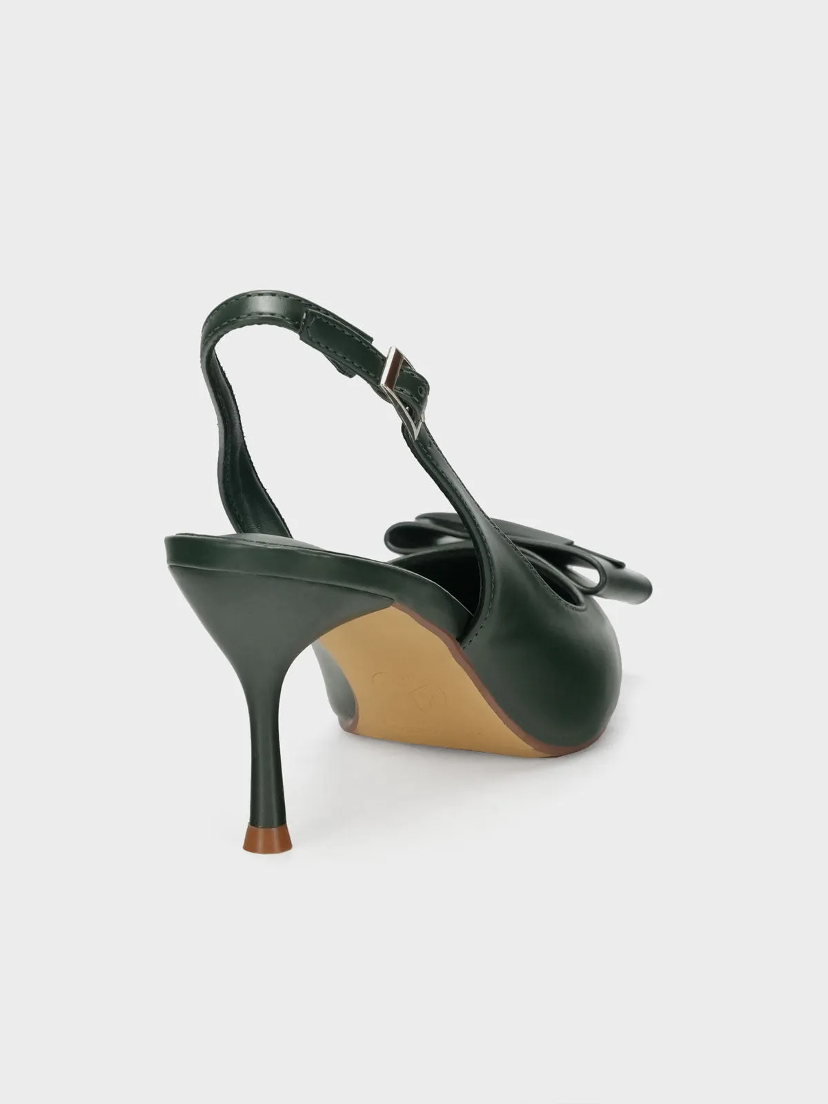 Women "ANNETTE" Pointy Back Strap Courts